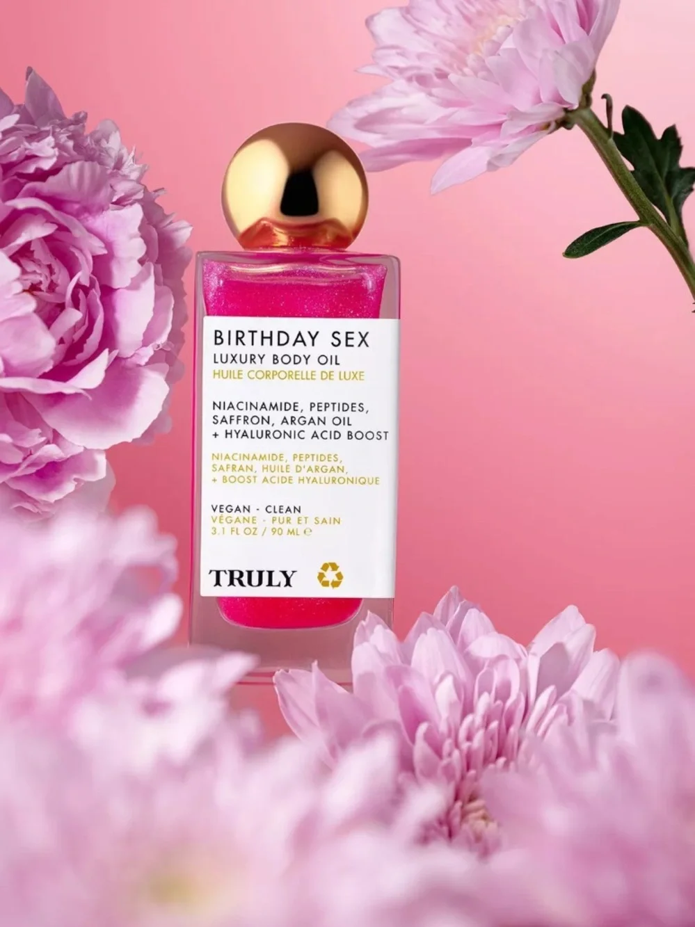 TRULY Birthday Sex Luxury Body Oil 90ml / 3.1oz NEW No Box